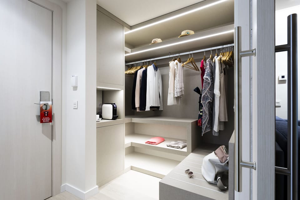 In-room safe, desk, laptop workspace, blackout drapes