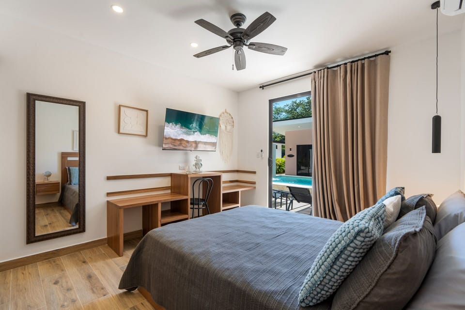 Family Villa, Private Bathroom, Pool View | Premium bedding, memory foam beds, in-room safe, individually decorated