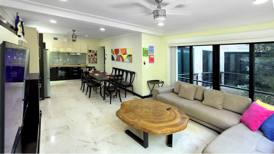 Modern and spacious living room