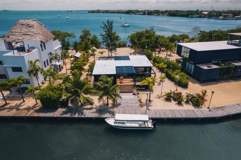 Santosha Villa on Placencia Caye adjacent Shadow Sands and Island Breeze Villa