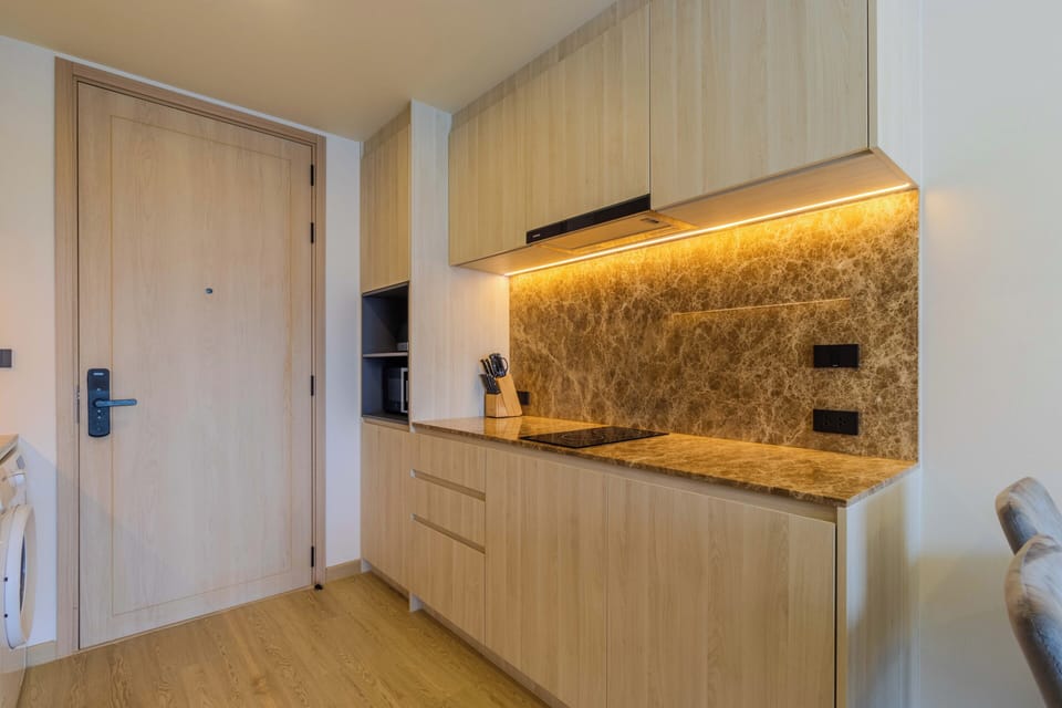 Apartment, Balcony | Private kitchen