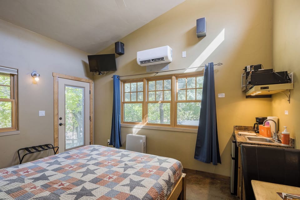 Peaceful nights and restful mornings start right here in the King Bedroom