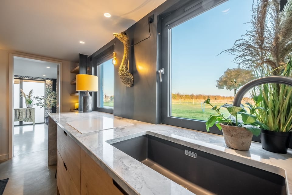 Ground floor: Kitchen area in the annex