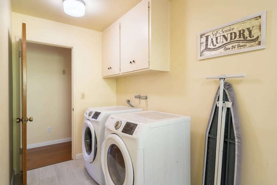 The laundry room for your use