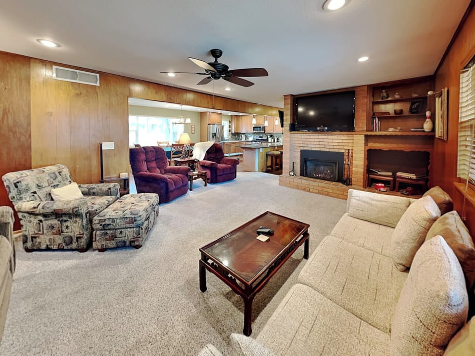 Living Room - Ample Seating, Full Sleeper Sofa - First Floor