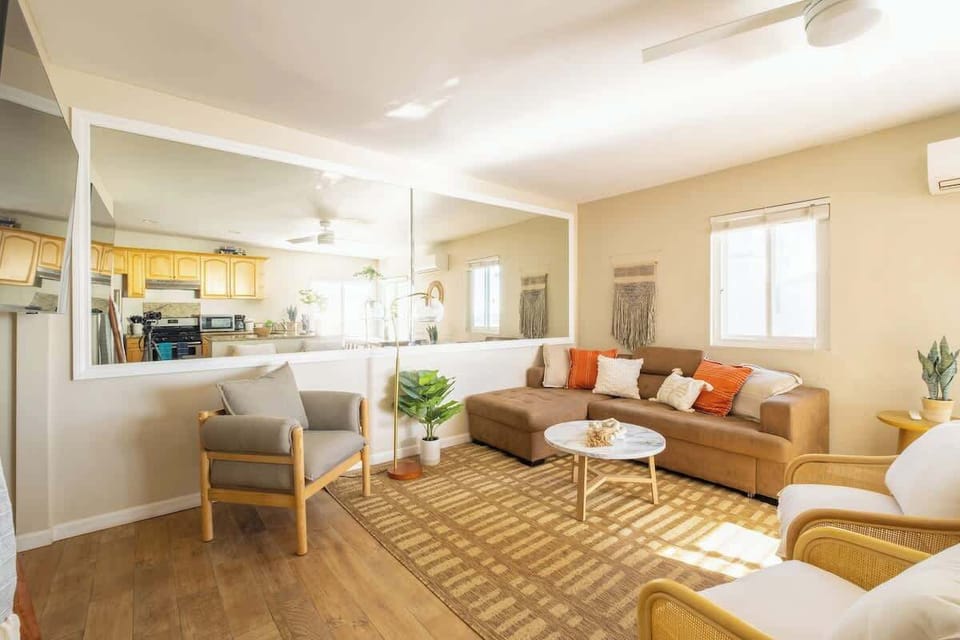 Stream a movie or binge a series with complimentary Netflix and Hulu included