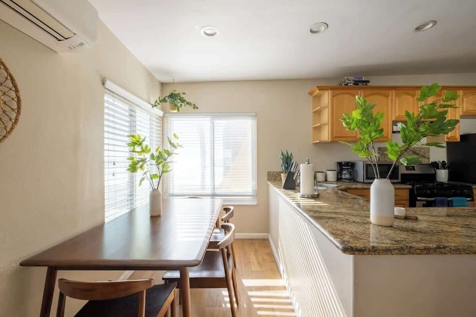 Sit by the window with your morning pancakes and freshly brewed coffee