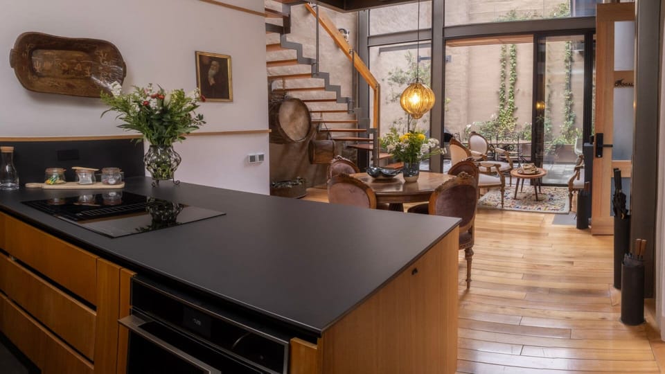 Luxury Suite, Balcony, City View | Private kitchen