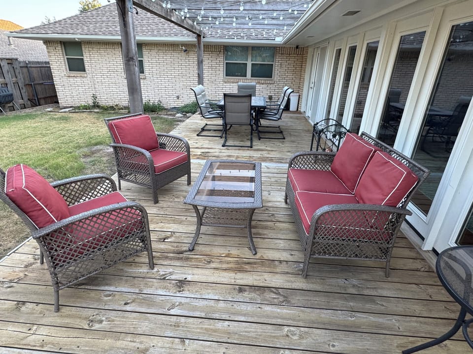 Outdoor seating
