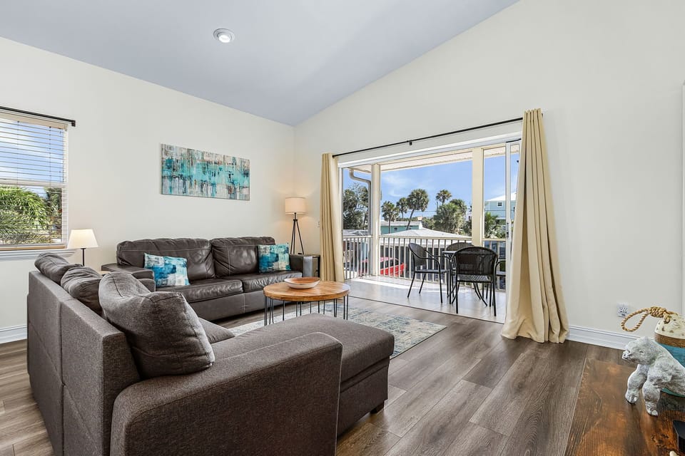 Living Area with Balcony Views