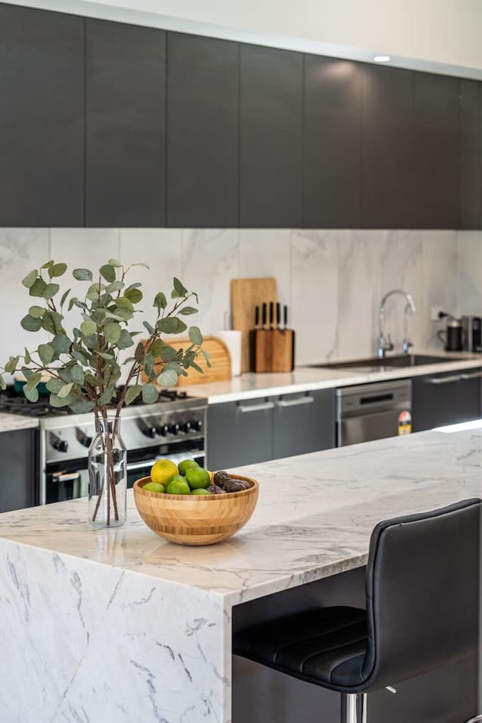 Cook with confidence using modern appliances and ample bench space.