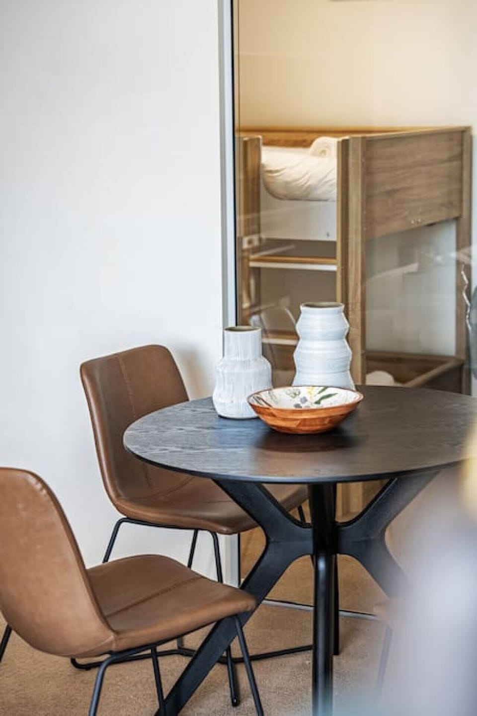 Gather around the dining table for shared meals or an easy start to the day.