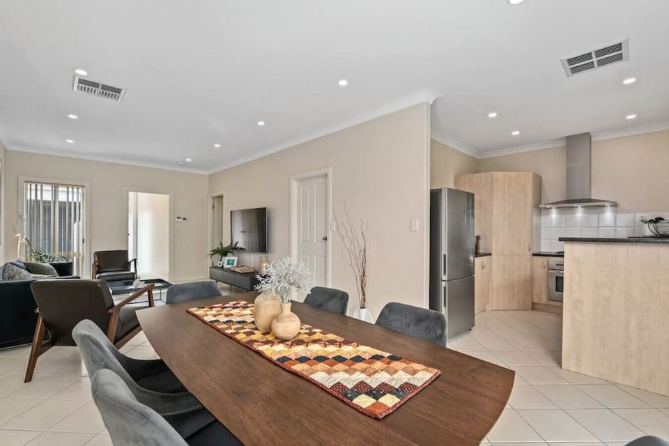 Gather around the dining table for shared meals and conversation after a day out exploring.