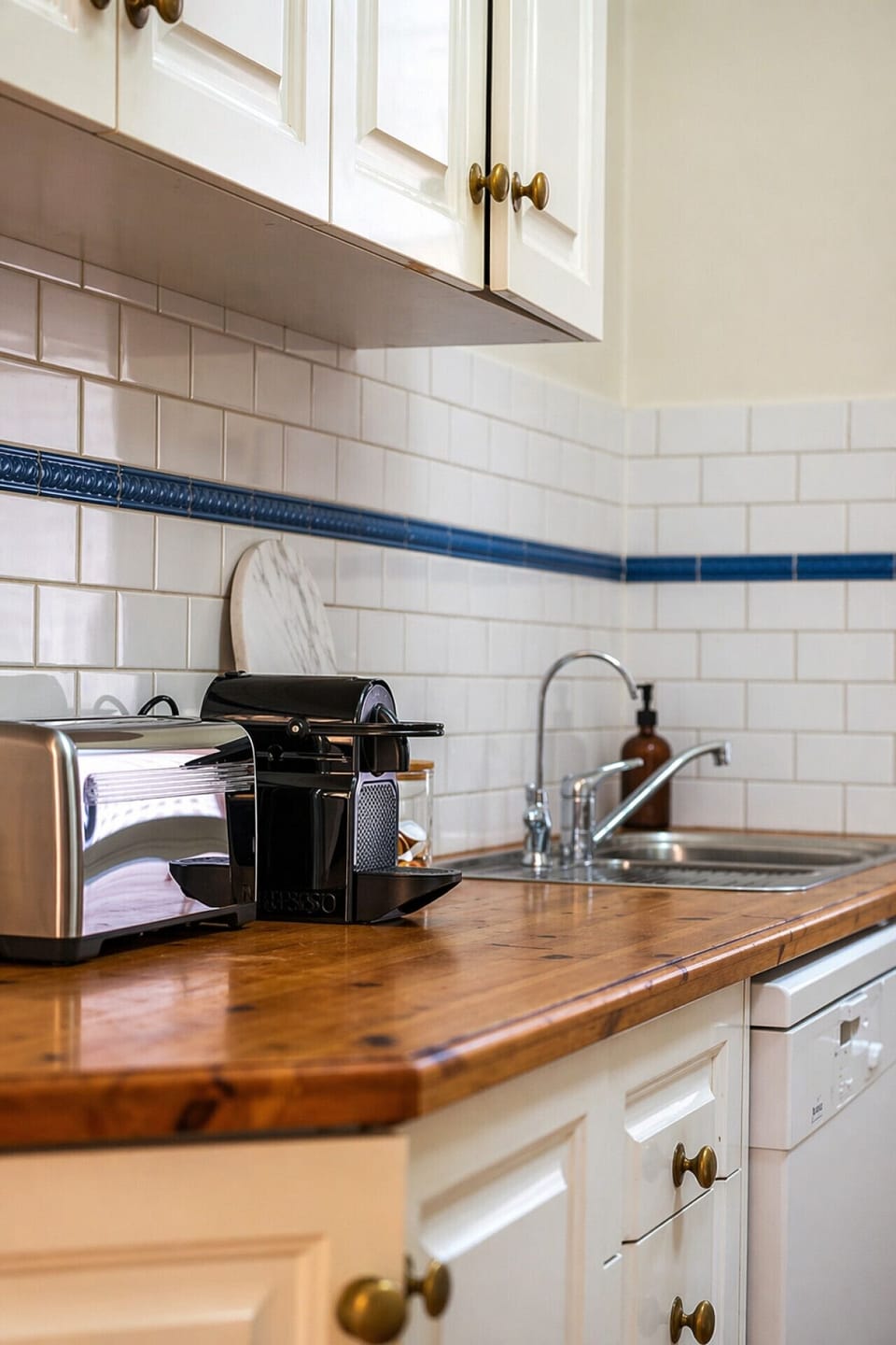 Start your day with a fresh brew, with a dedicated coffee setup ready for quiet mornings at home.