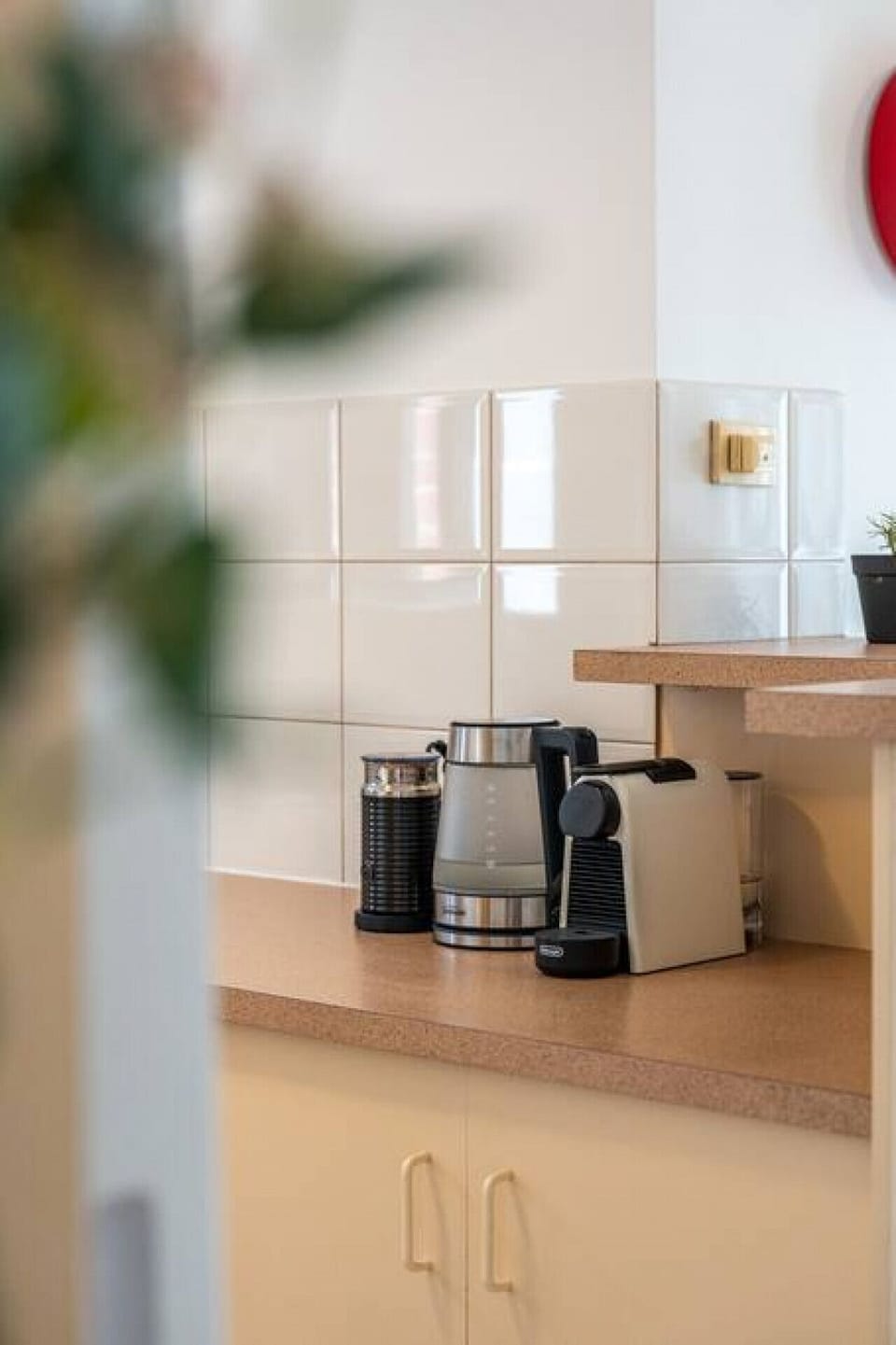 Whip up a tea or coffee in the morning at home.