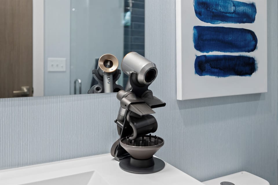 Pamper yourself with a Dyson blow-out for your luxury stay