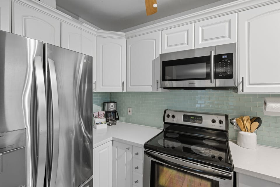 Fully-equipped kitchen with ample counter space. (Main House)