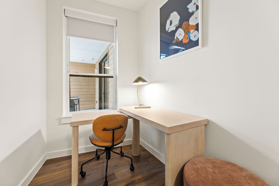 Work station in bedroom 1.