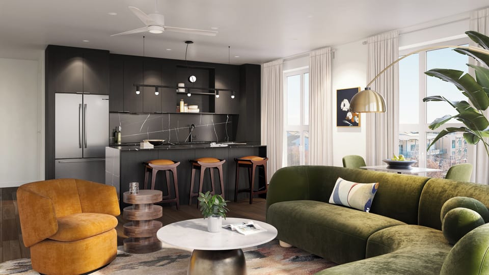 Chic lounge vibes, day or night.