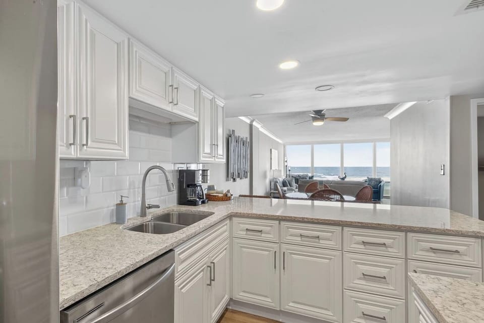 Cook your favorite meals in this full kitchen, complete with all the comforts of home.