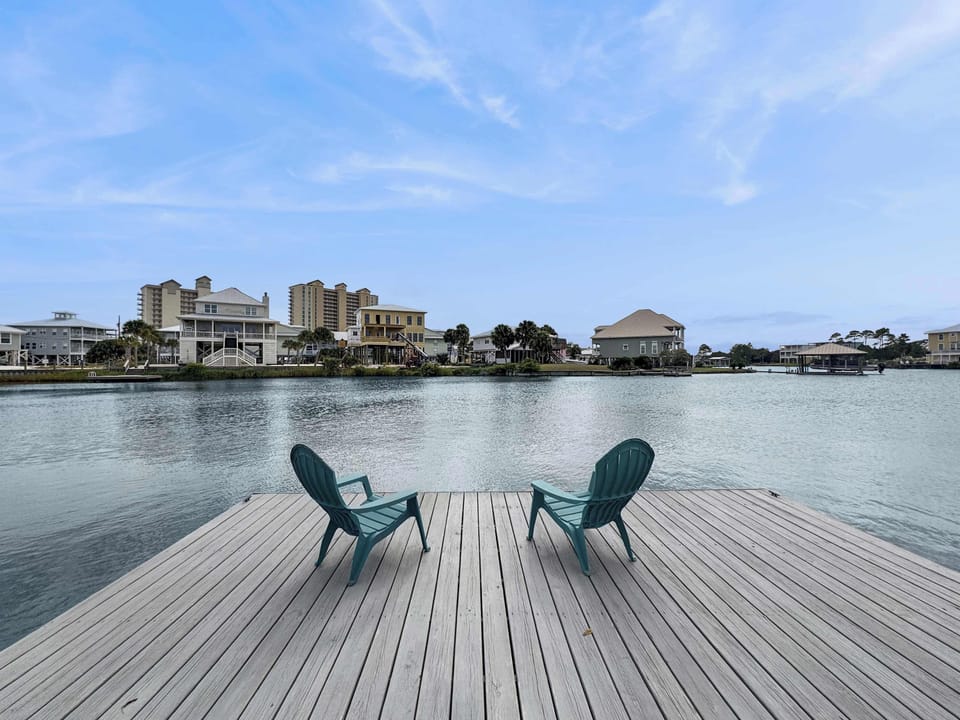 Take in stunning waterfront views right from the deck!