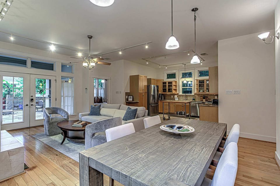 Enjoy meals in the dining area | Unit A