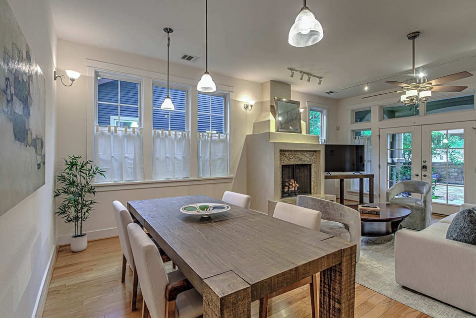 Enjoy meals in the dining area | Unit A