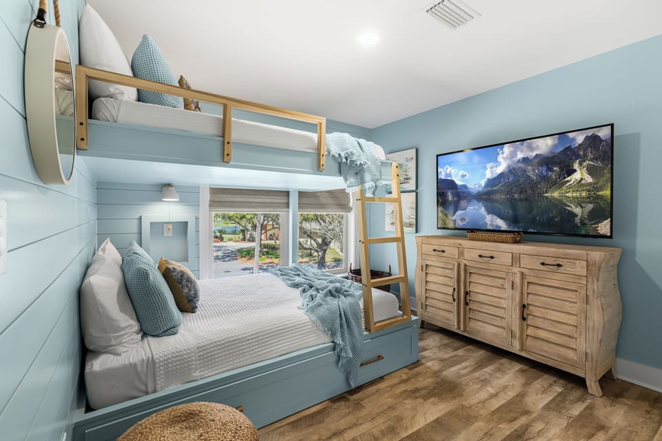 Custom bunk room on the 2nd floor.