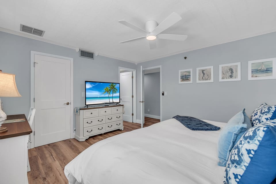 Master Bedroom with TV