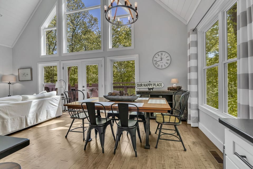 The perfect spot for board games, puzzles, or big family dinners.