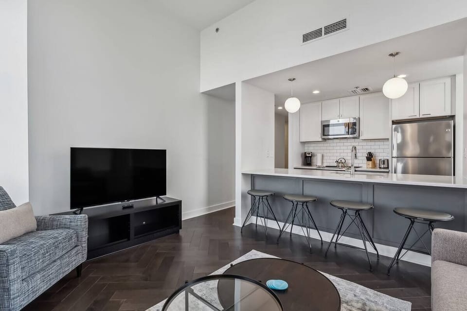 Stretch out with open-plan living made for easy nights in.