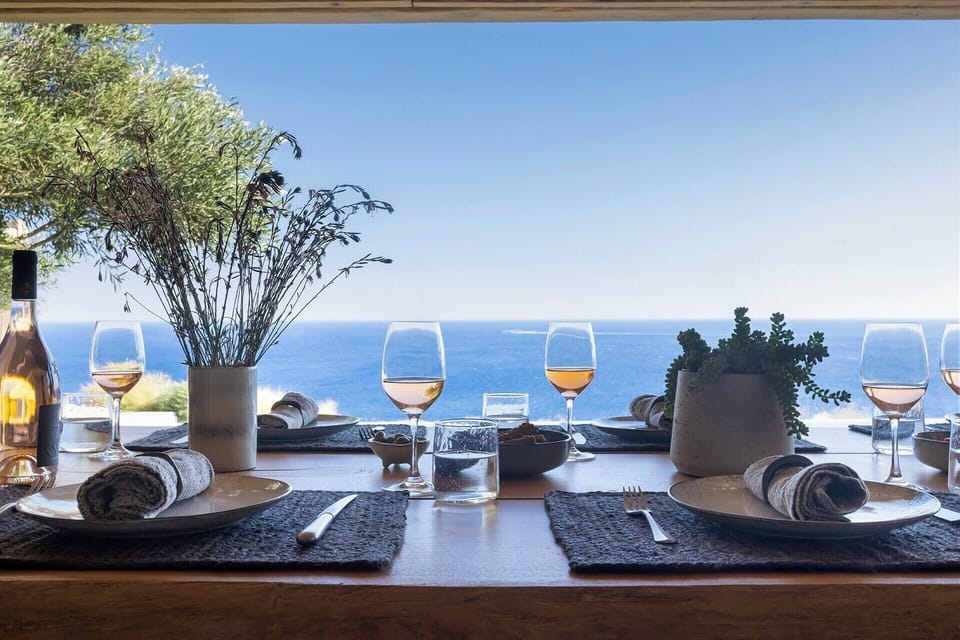 Lunch with a view, and what a view!
