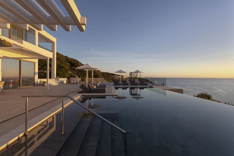 The irresistible infinity pool with its magical sea views.