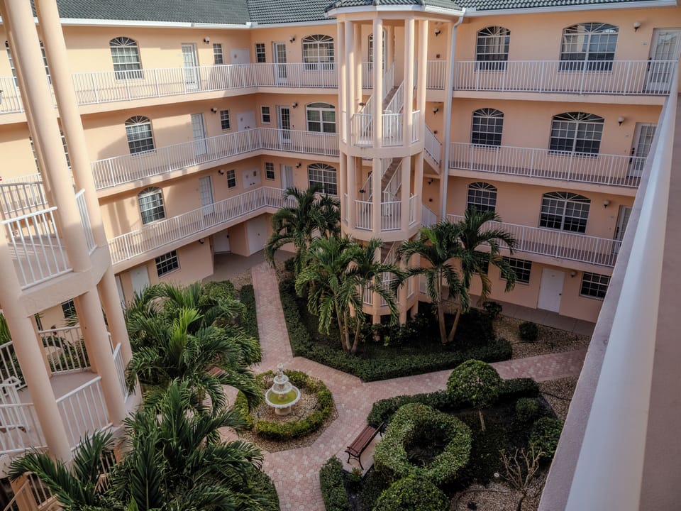 Private courtyard