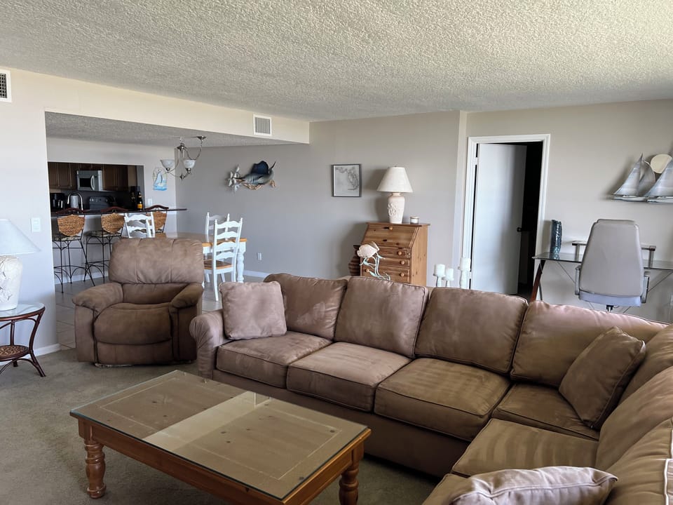 Plenty of seating in the living room