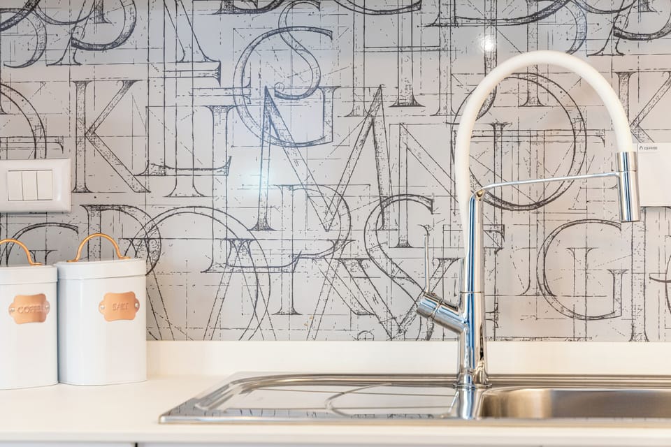 Basic Apartment | Private kitchen | Espresso maker, electric kettle