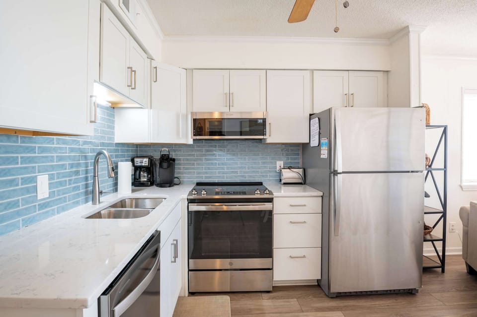 Modern Kitchen with Custom Tile