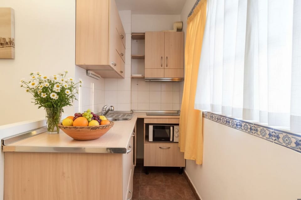 Compact Kitchen with Natural Light