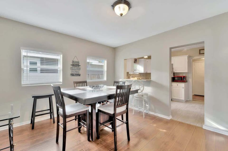 Plenty of space for cozy meals and game nights.