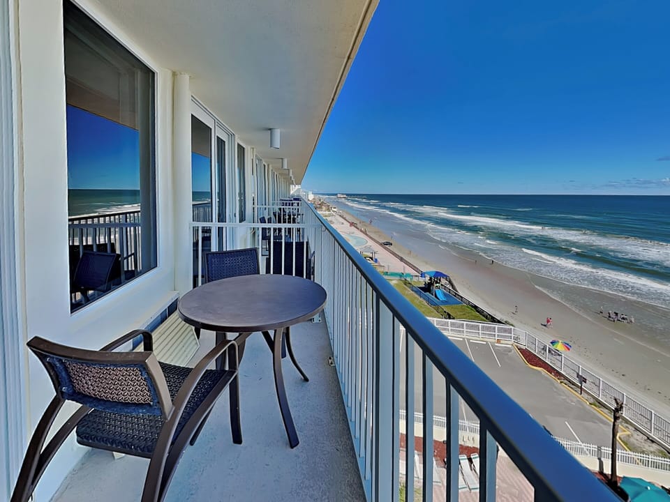 Balcony Seating w/Beach Views