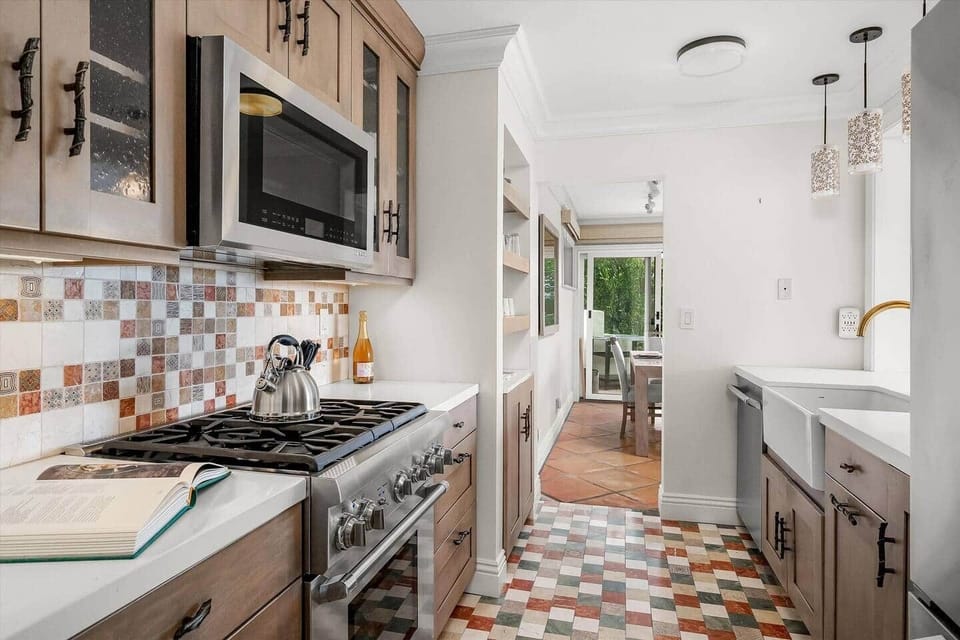 Whip up some delicious meals in this beautifully redone kitchen