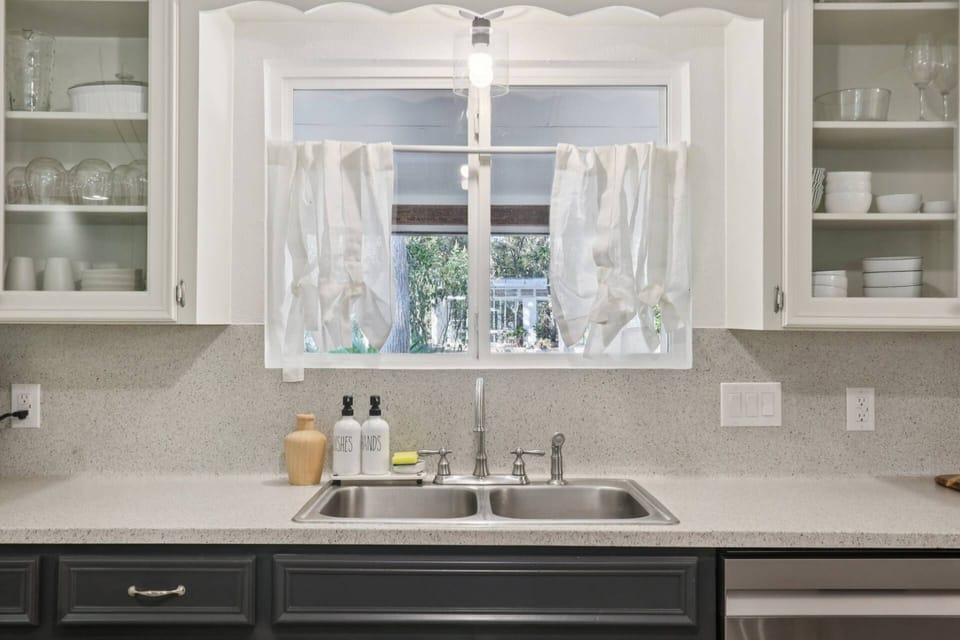 Fully stocked kitchen