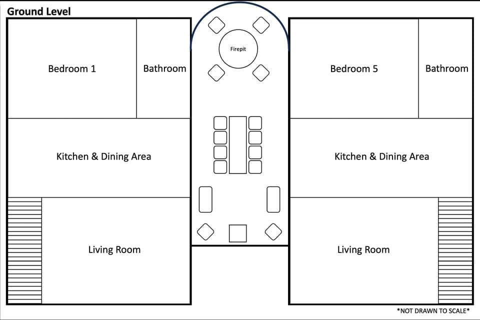 House, Multiple Beds, Patio, Garden View (Whole Home 1012 & 1014 Franklin) | Floor plan