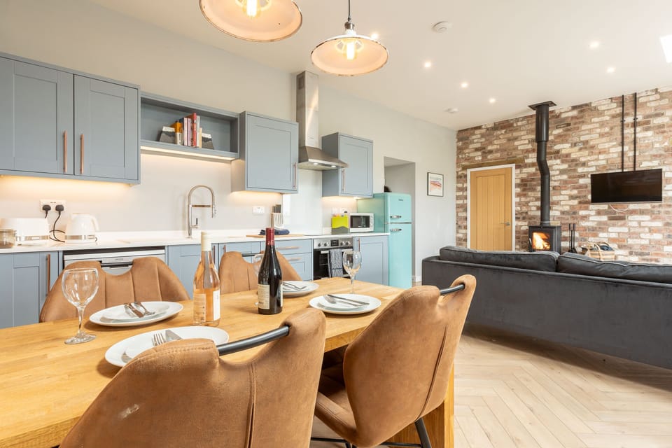 Kitchen and dining area