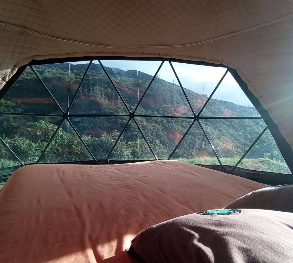 Deluxe Tent, 1 Queen Bed, Patio, Mountain View | Premium bedding, down comforters, minibar, WiFi (free)