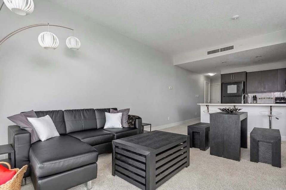 Spacious open-concept living and kitchen
