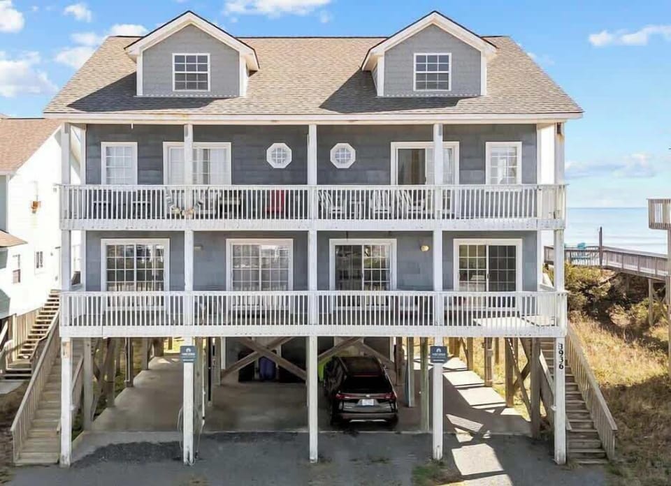 Classic beachfront home.