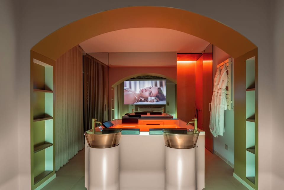 Luxury Suite, Private Pool | In-room safe, laptop workspace, blackout drapes, soundproofing