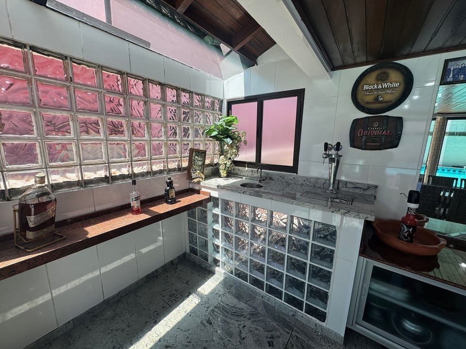 Luxury House, Pool Access | Private kitchen | Fridge, microwave, cookware/dishes/utensils