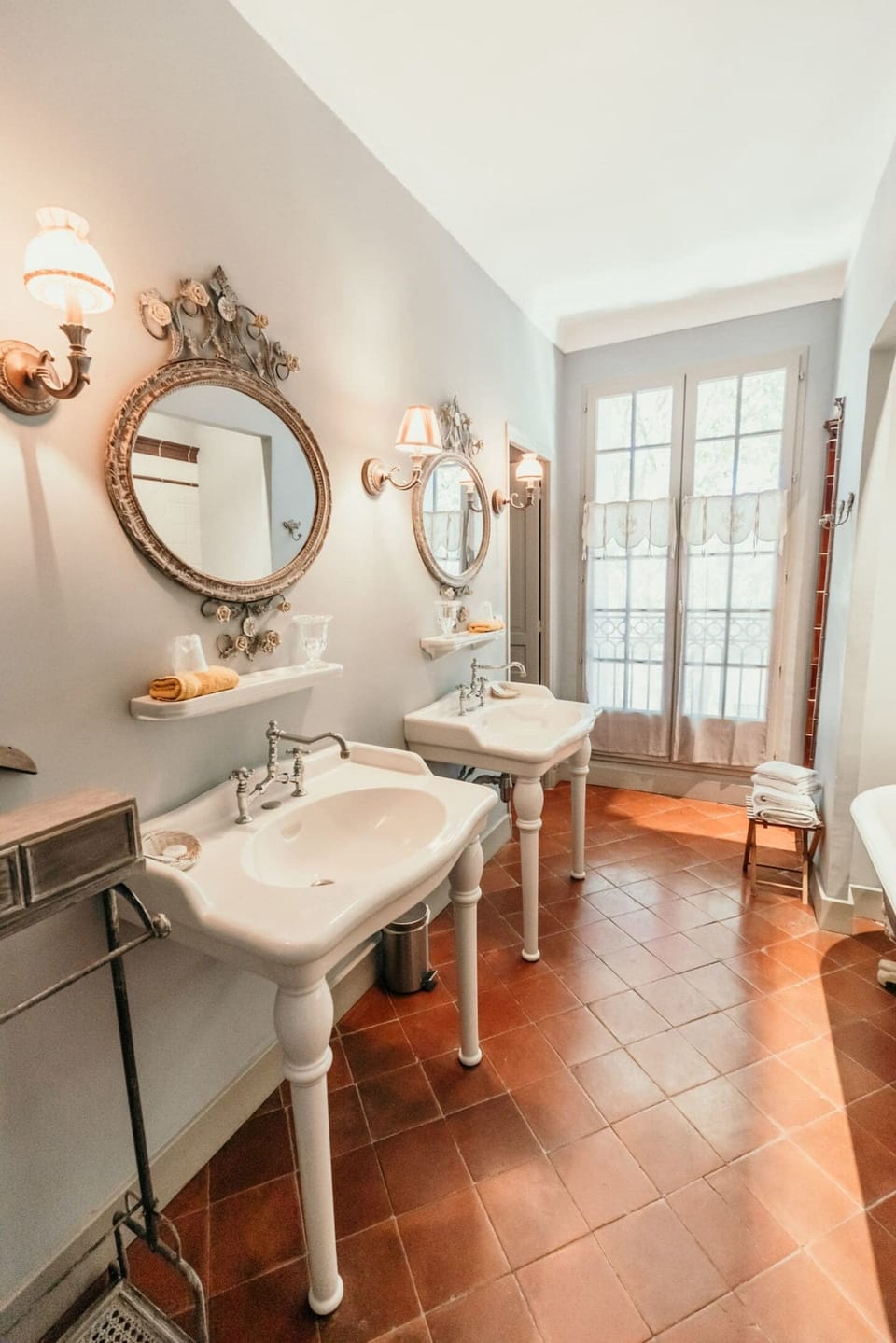Comfort Double Room, Garden View | Bathroom | Bathrobes